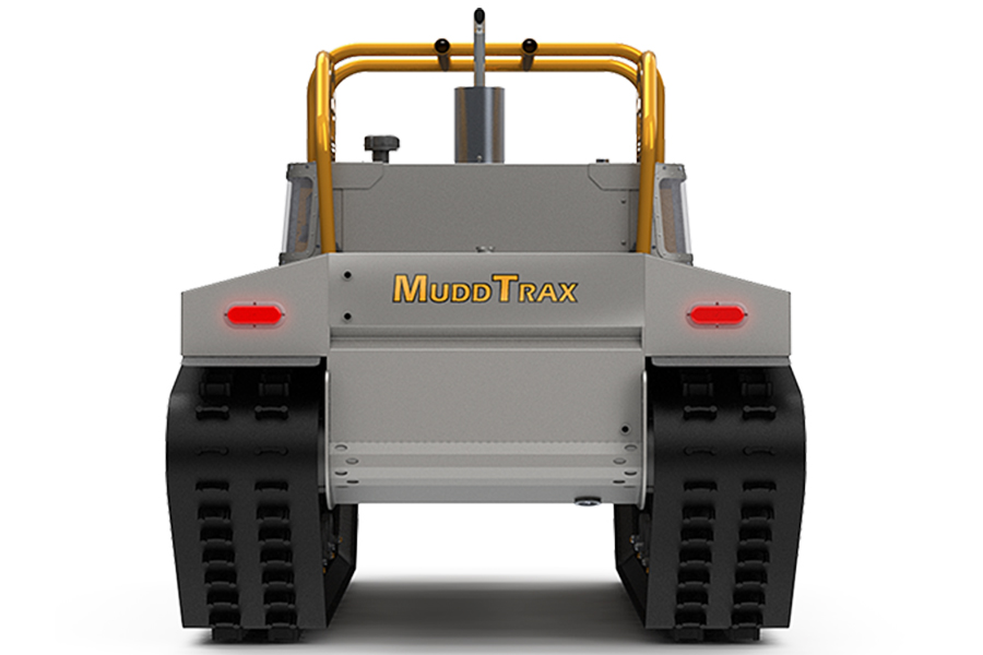 MUDDTRAX amphibious vehicle back