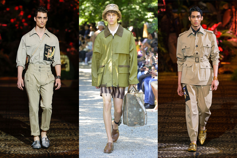 Military Spring 2020 Menswear Fashion Trend