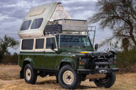 1984 Land Rover 110 Dormobile Overlanding Vehicle side view