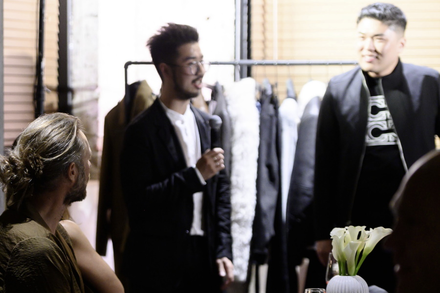 menswear launch party interview