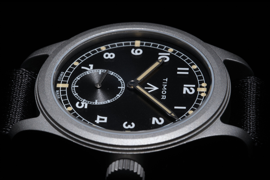 Timor military watch top view