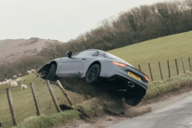 Car journalist crashes Porsche Alpine A110 S (images via DriveTribe)