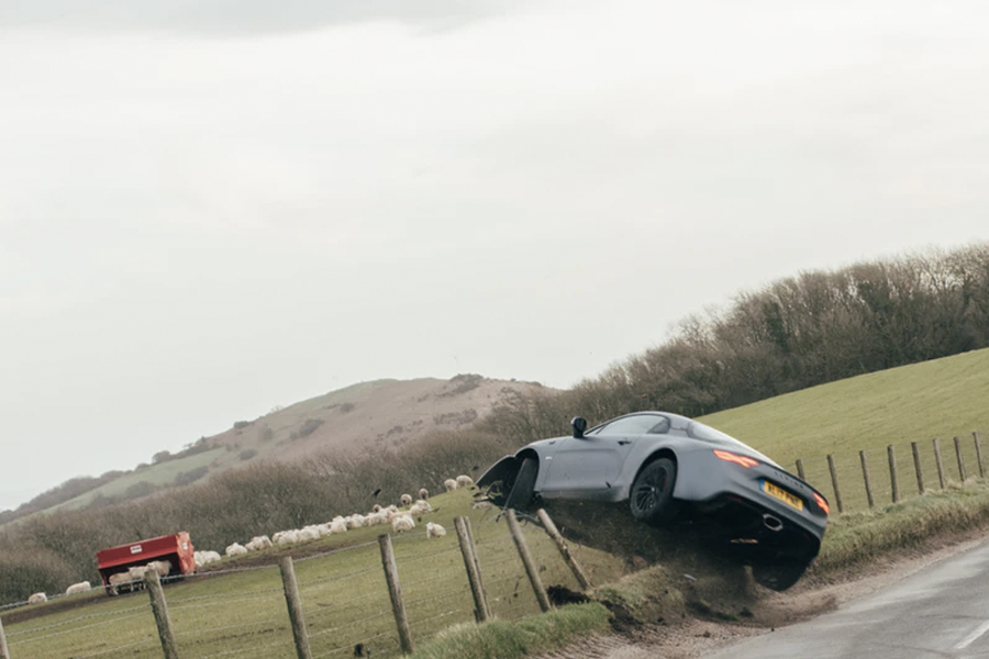 Car journalist crashes Porsche Alpine A110 S (images via DriveTribe)