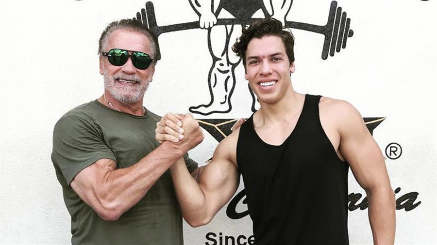 Arnold Schwarzenegger's Son Recreates Dad's Iconic Bodybuilding Poses