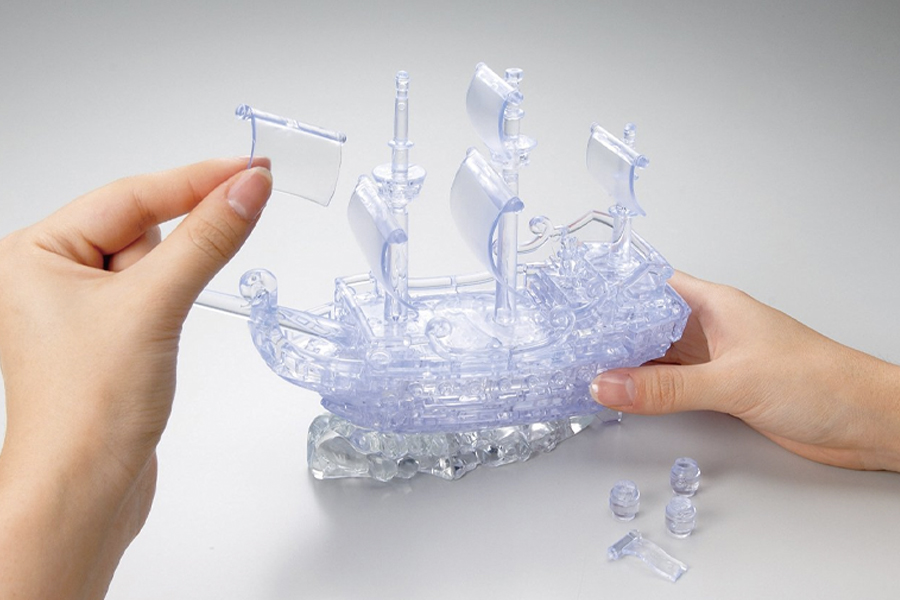 Best Puzzles for Adults - 3D Crystal Pirate Ship