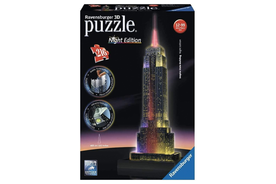 Best Puzzles for Adults - 3D Empire State Building (Night Edition)