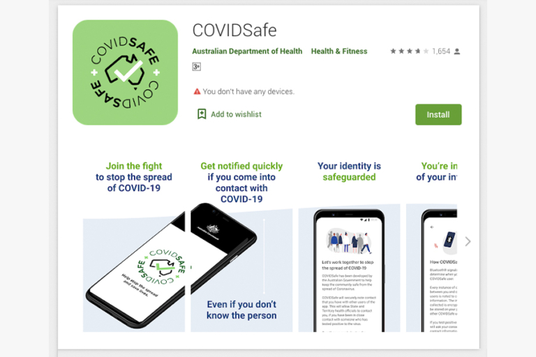 The Australian Government COVIDSafe Tracing App | Man of Many