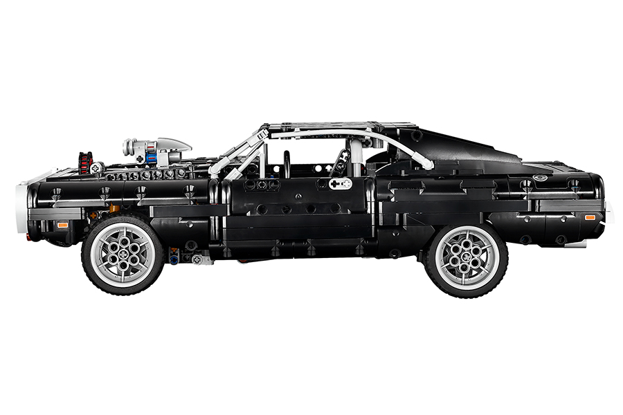 DOM's Lego Technic Dodge Charger side view