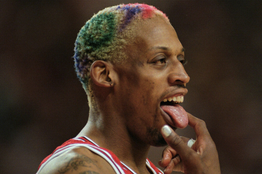 NBA Buzz - The many hairdos of Dennis Rodman! Which was