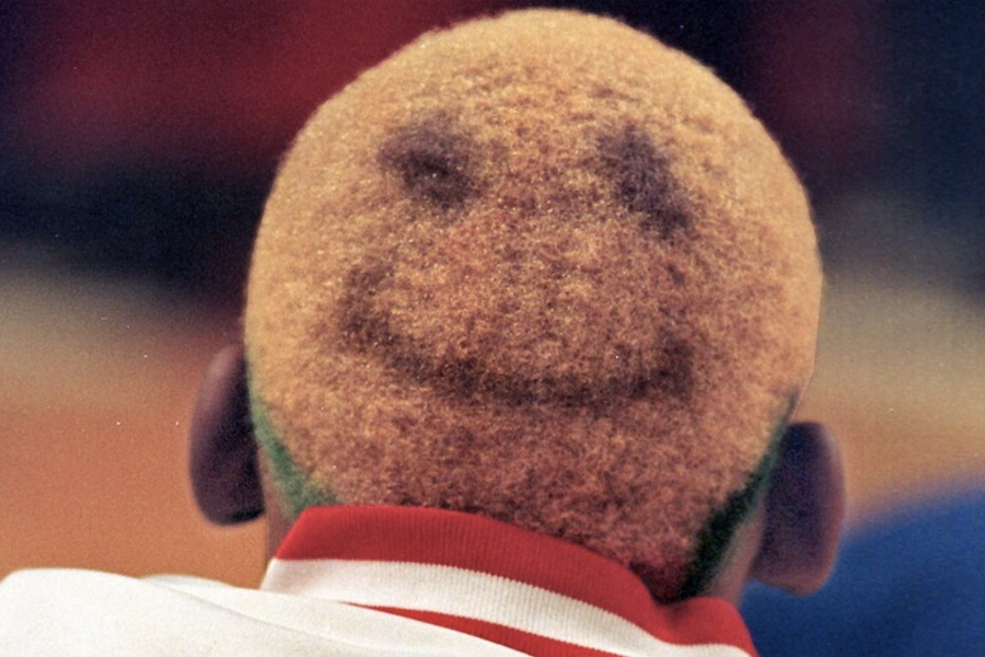 Dennis Rodman Hair - Smiley