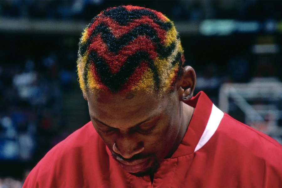 Sway - Dennis Rodman's hair styles.. Which is YOUR fav