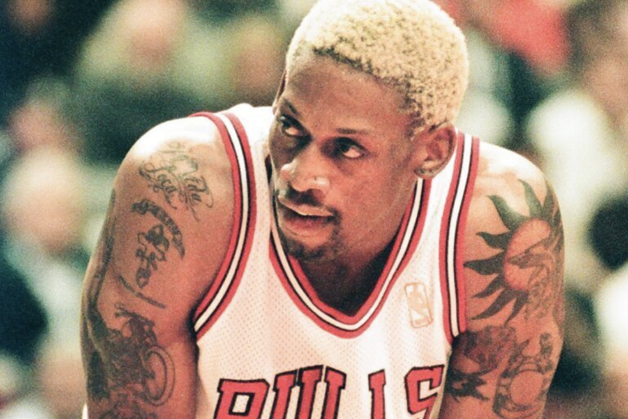 Bleacher Report - If NBA stars had Dennis Rodman-style hair