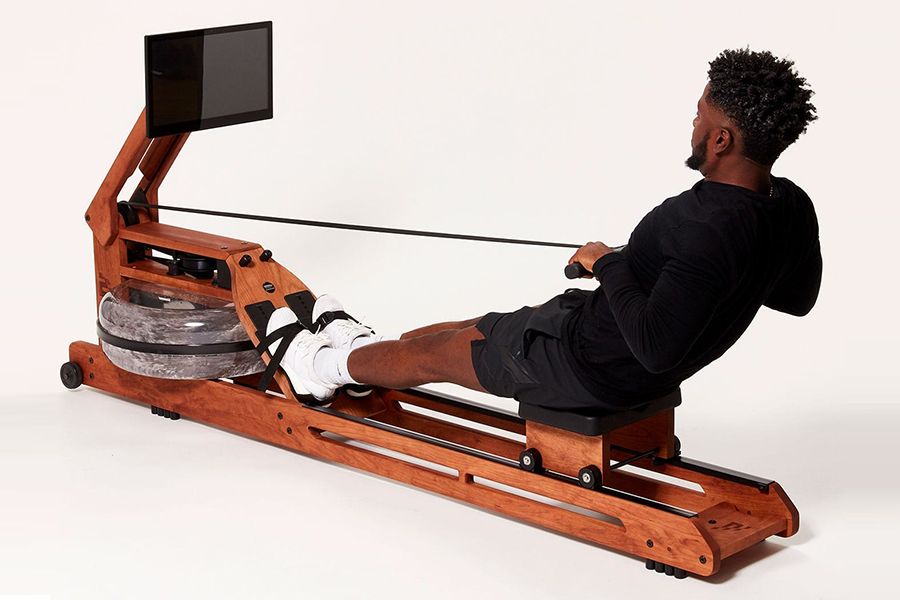 Ergatta Connected RowerErgatta Connected Rower manuever by man