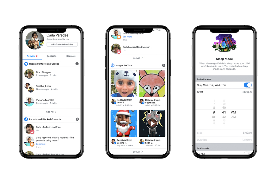 Приложение facebook messenger kids появилось на android