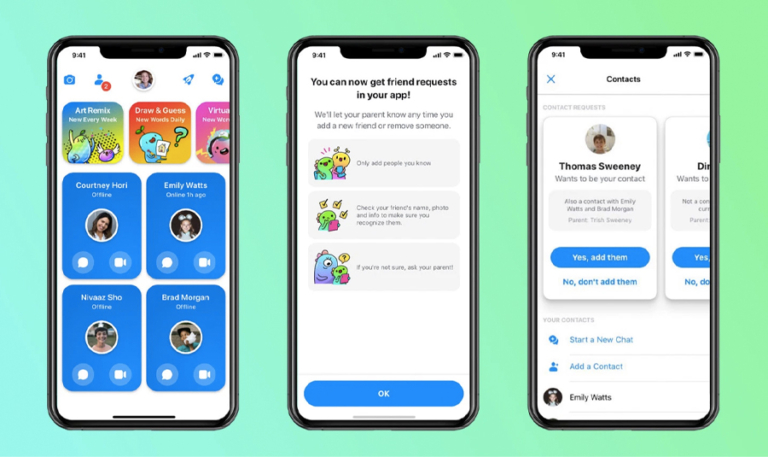 messenger kids parent dashboard