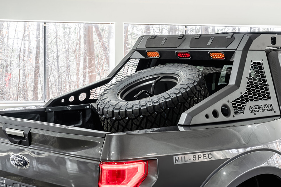Ford F 150 Truck Mil Spec back compartment
