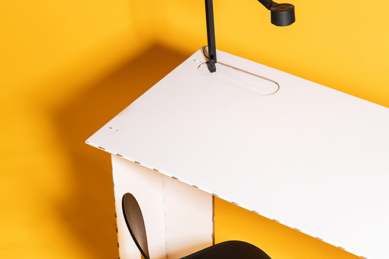 Stykka Stykka's StayTheF***Home Cardboard Desk | Man of Many