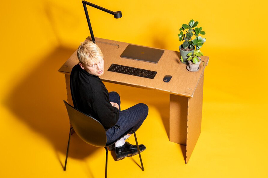 Stykka S Staythef Home Cardboard Desk Is Perfect For The Home