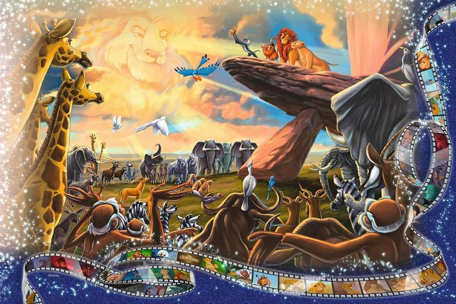 Largest Jigsaw Puzzle the lion king
