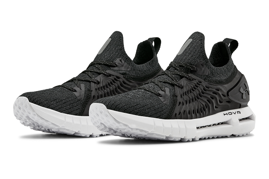 under armour hovr black and white