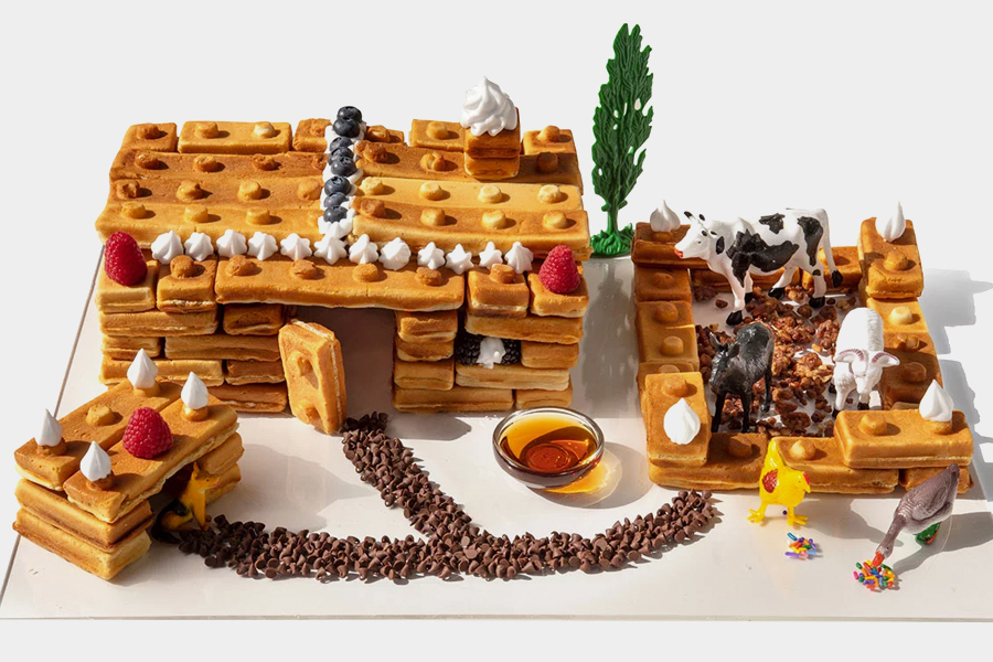 Building Brick Waffle design