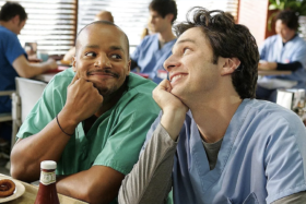 Zach Braff and Donald Faison launch Fake Doctors, Real Friends Scrubs podcast 1