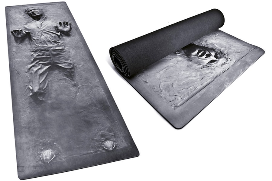 Stylish man cave ideas hans solo yoga mat 1