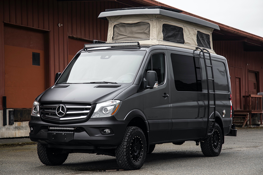 mercedes sleeper van