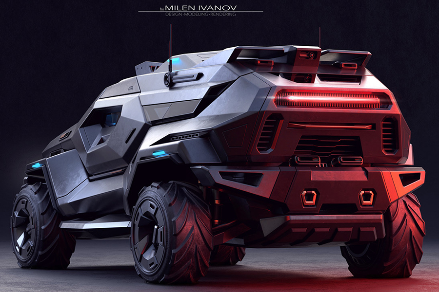 This ArmorTruck Concept is a Bulletproof Batmobile | Man of Many