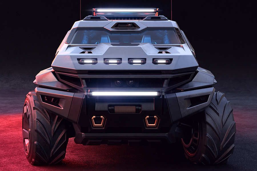 This ArmorTruck Concept is a Bulletproof Batmobile | Man of Many