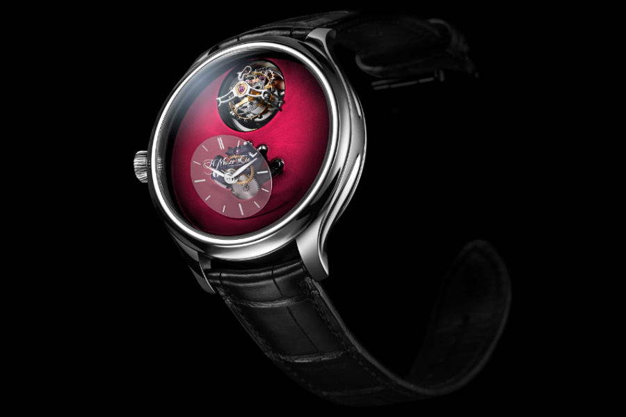 H. Moser flying tourbillon watch