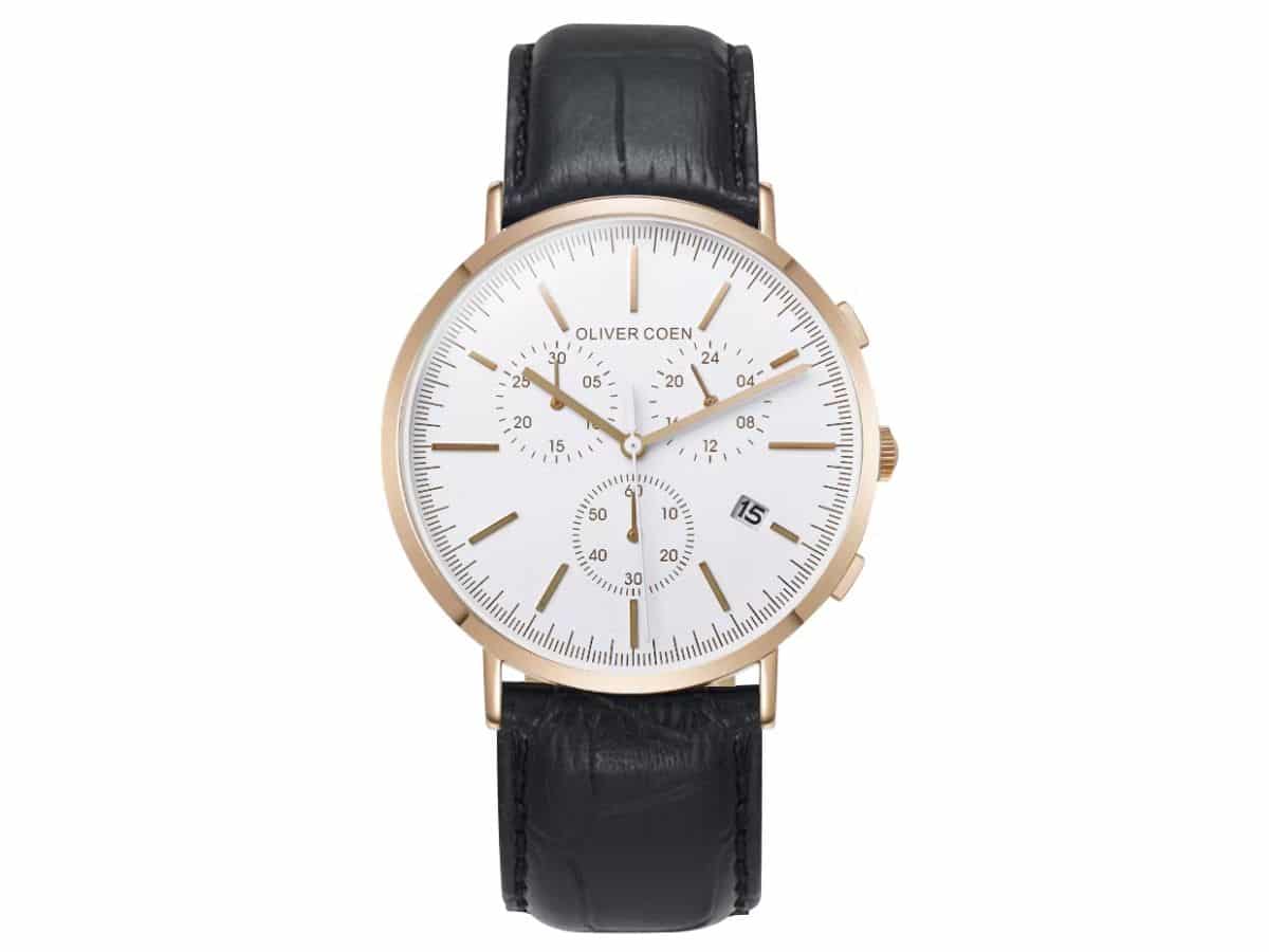 Black strap Oliver watch