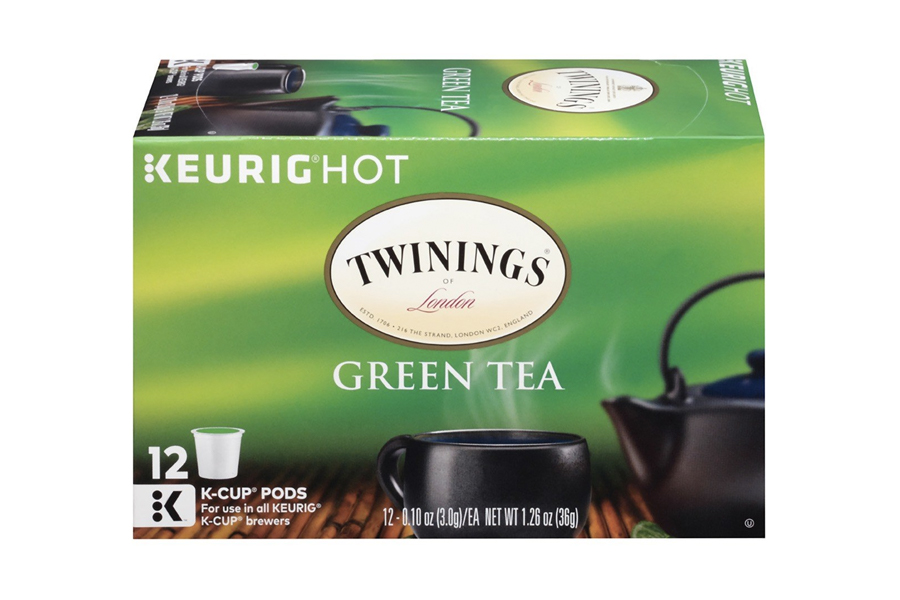 twinings green tea caffeine content