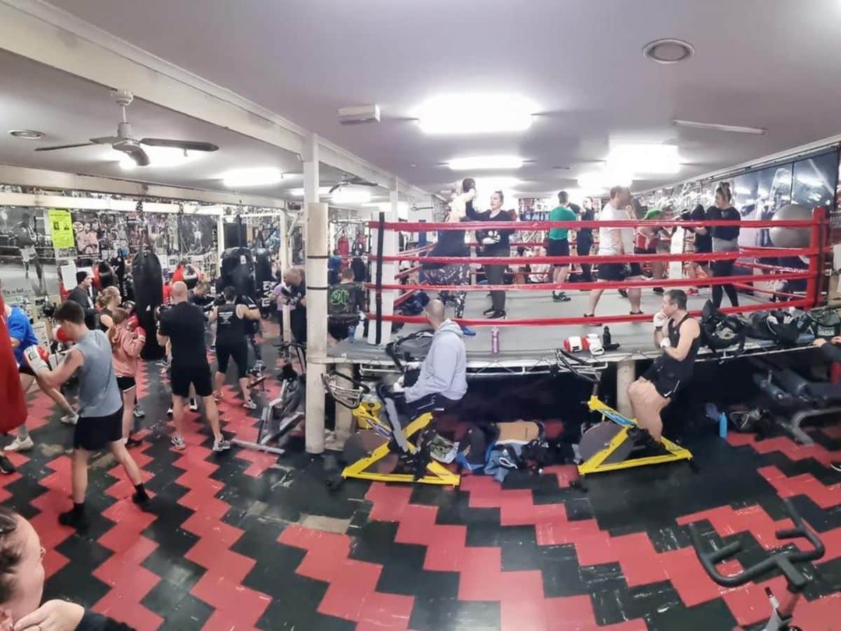 People working out at Fighters Factory Blackburn