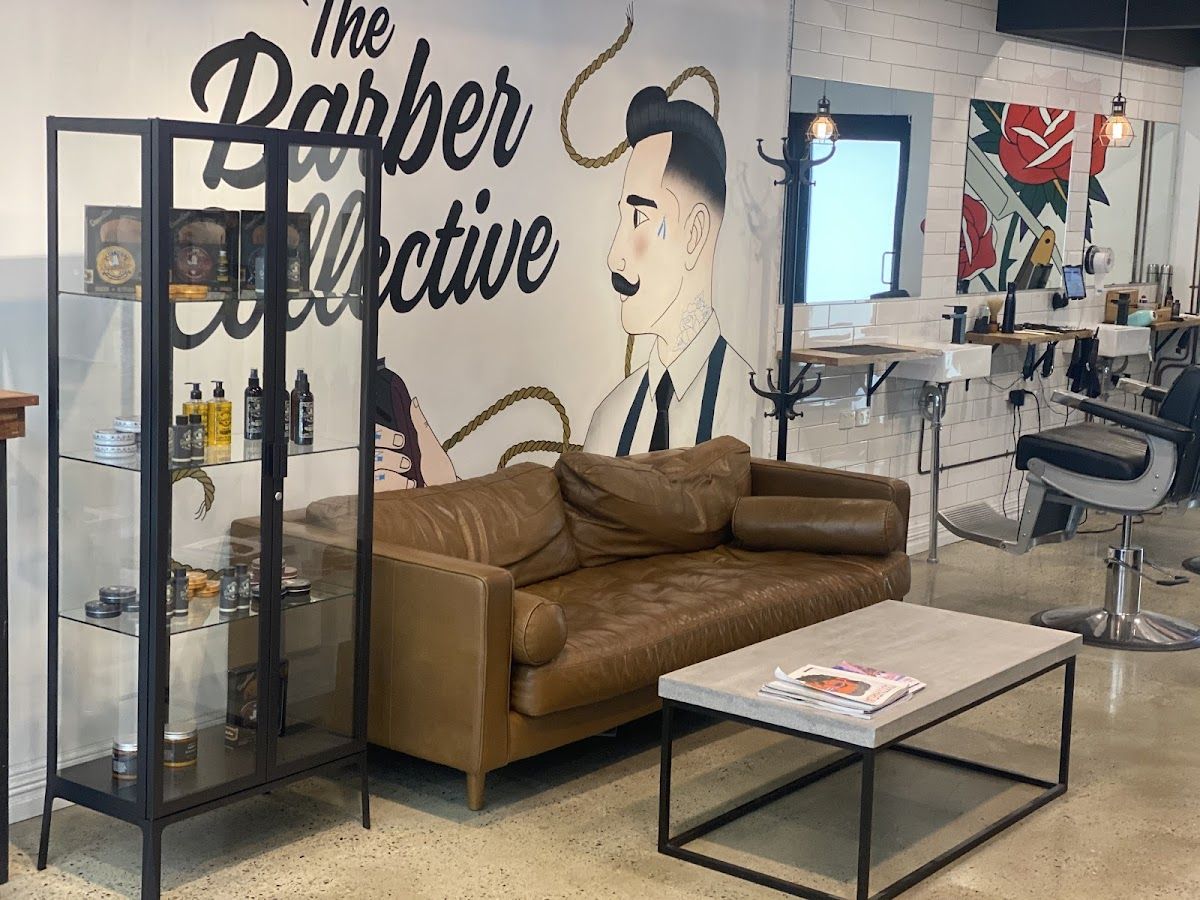 Interior of The Barber Collective 