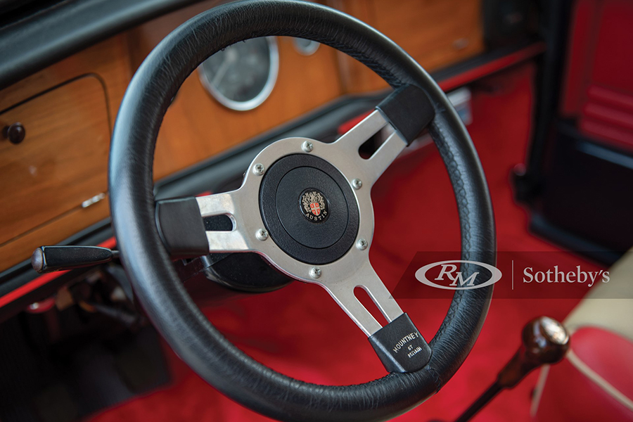 1972 Austin Mini Pickup Truck steering wheel