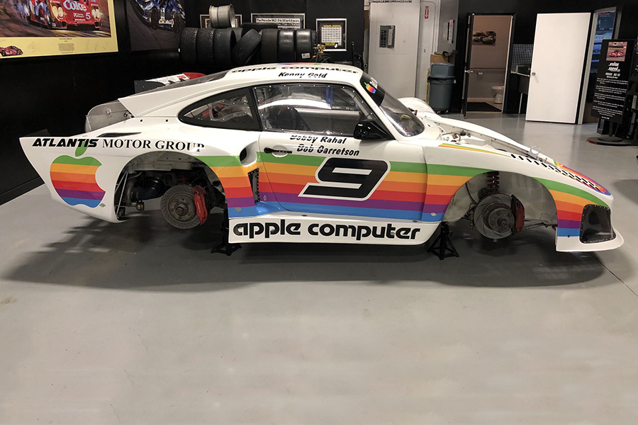 Apple Sponsored Porsche Race Car