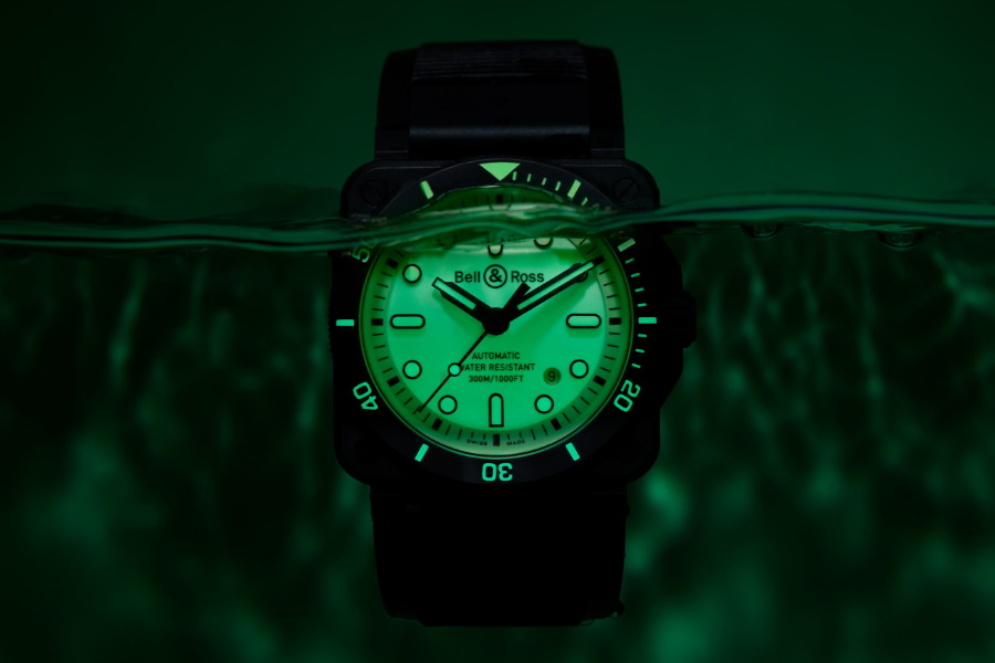 Bell and ross hot sale green diver