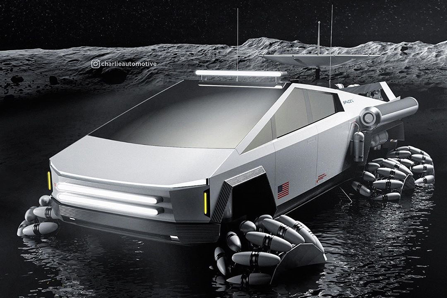 Cyber Truck for the Moon