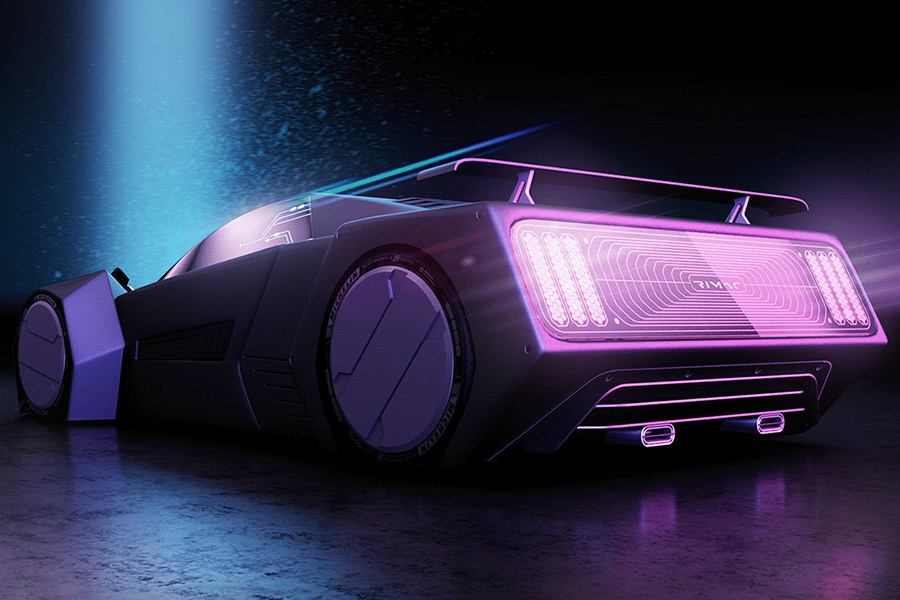 Hyper Cyber Concept track back view