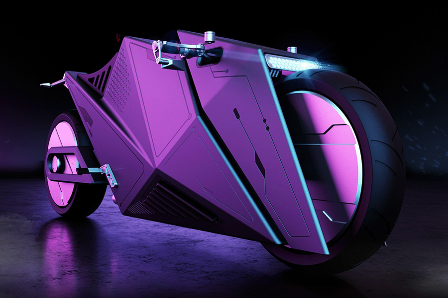 Hyper Cyber Concept side view bike