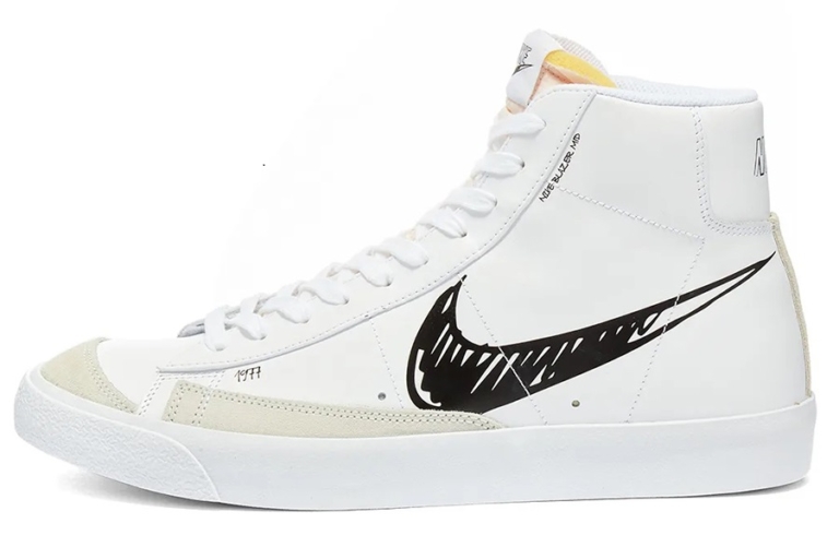 nike blazer scribbled swoosh