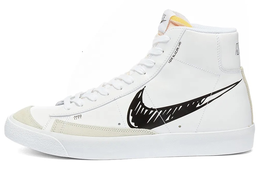 Nike Blazer Mid 77 Scribble nike logo