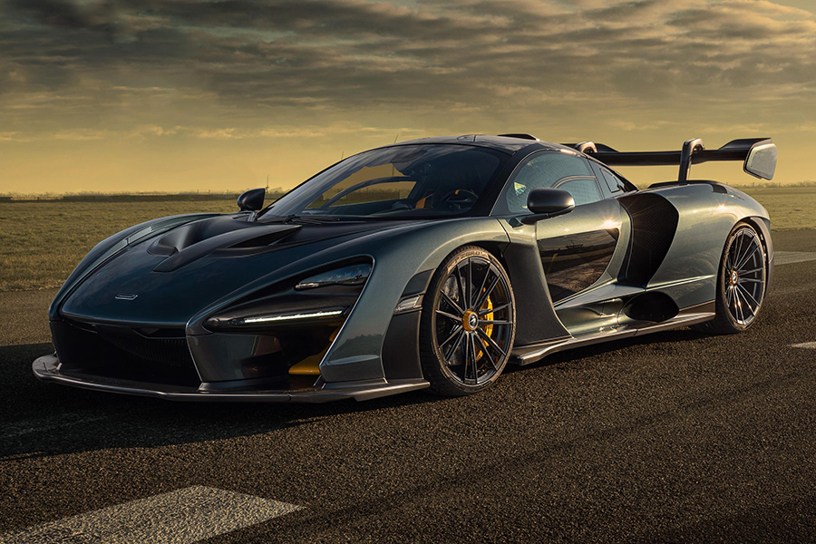 McLaren Senna side view vehicle