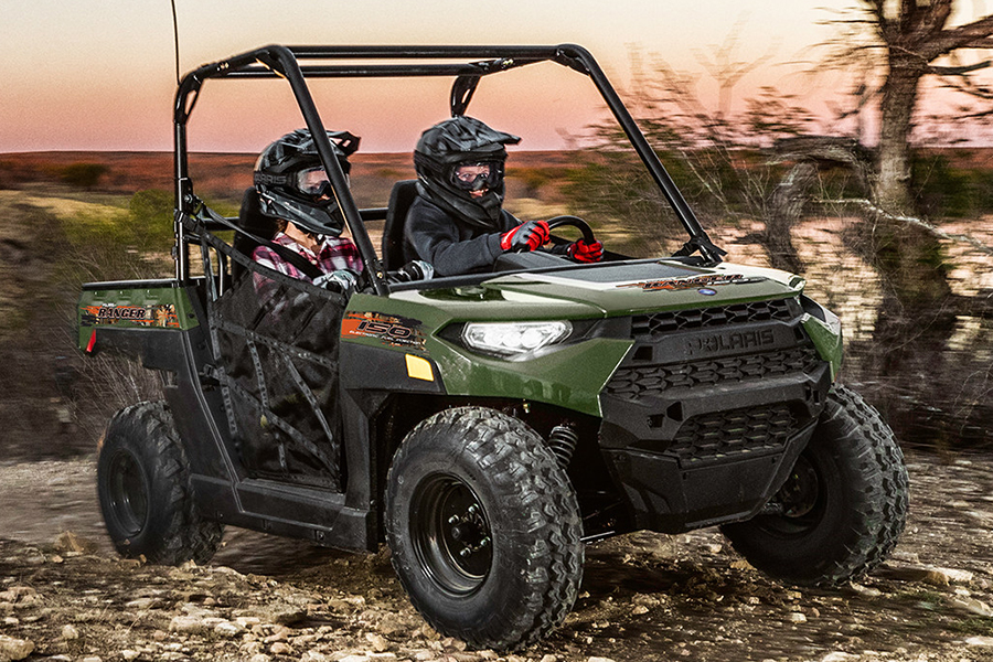Polaris’ Ranger Youth Side-By-Side ATV on the road
