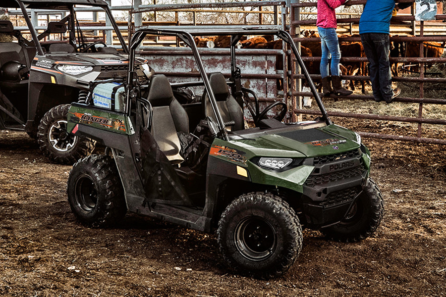 Polaris’ Ranger Youth Side-By-Side ATV side view