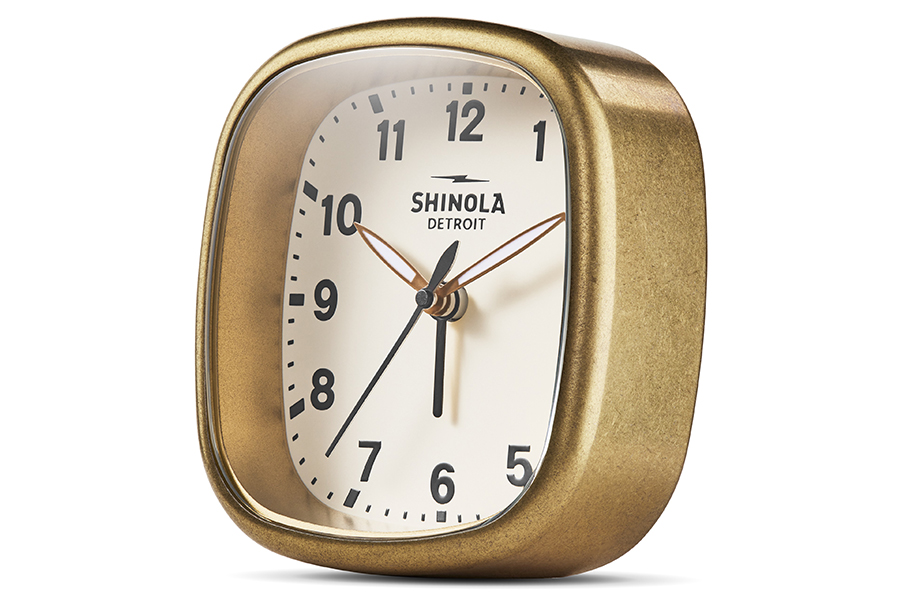 Shinola Guardian alarm clock side view