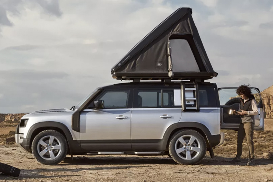 land rover tent