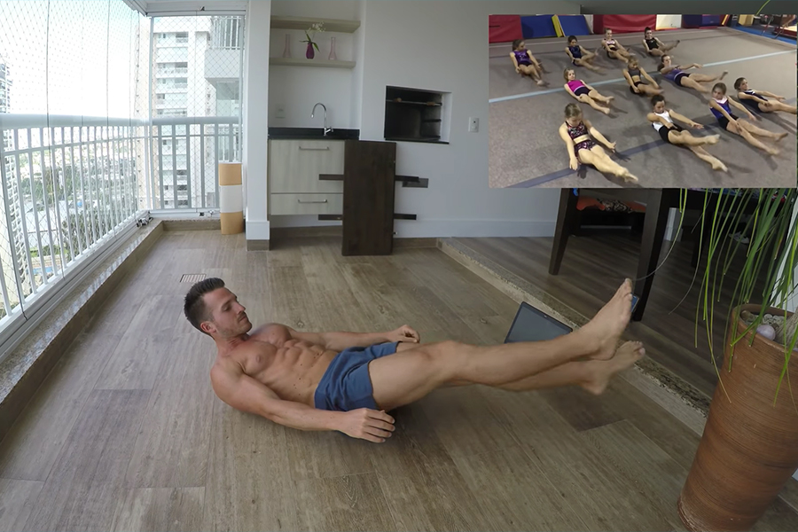 This Baby Shark Ab Workout Will Get You Shredded Man Of Many