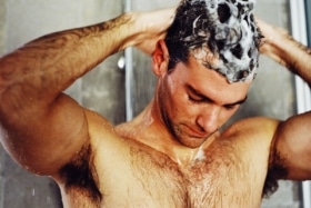 How often should men shampoo their hair